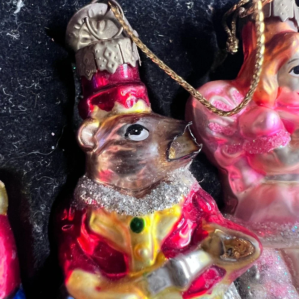 Thomas Pacconi Classics 2004 Nutcracker Suite Glass Ornaments Set of 6‎ DAMAGED
